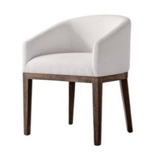 Armchair with Wood Legs