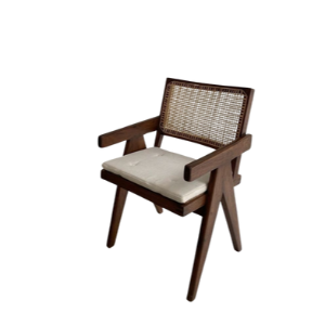 Retro-Inspired Wood Frame Chair
