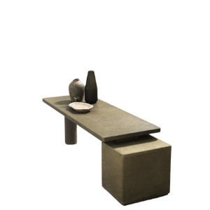 Brutalist Sculptural Desk